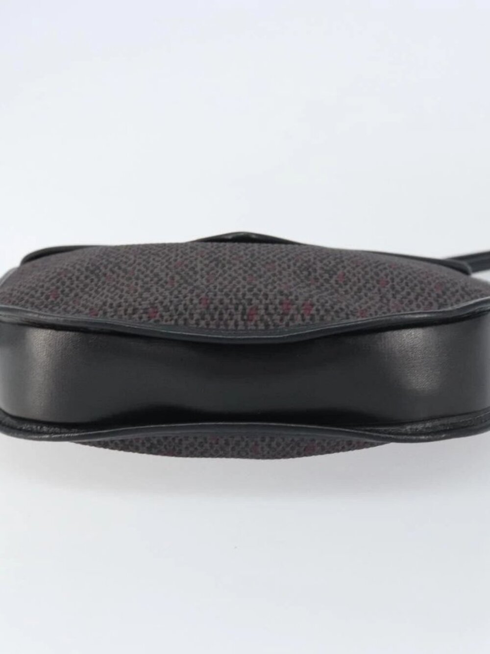 SAINT LAURENT Shoulder Bag PVC Leather Gray Gold Auth bs31403 - Picture 6 of 16